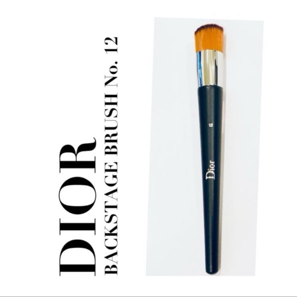 Dior No. 12 Backstage Foundation Brush for Full Coverage Finish | ~NEW~ … - Picture 2 of 7